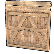 Double Wooden Door